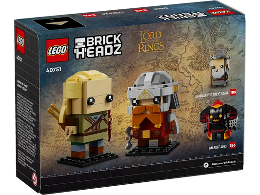 The Lord Of The RIngs Gimli & Legolas 40751