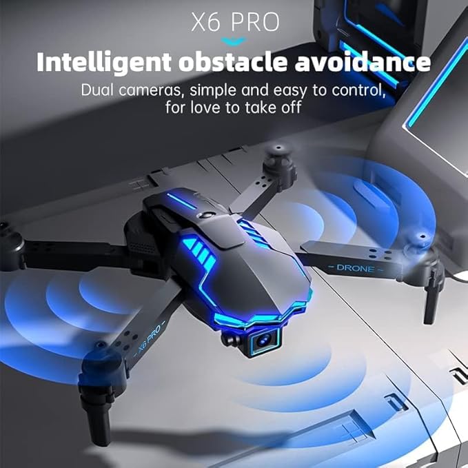 Drone Con Telecamera Hd 1080P Pieghevole Quadrcopter
