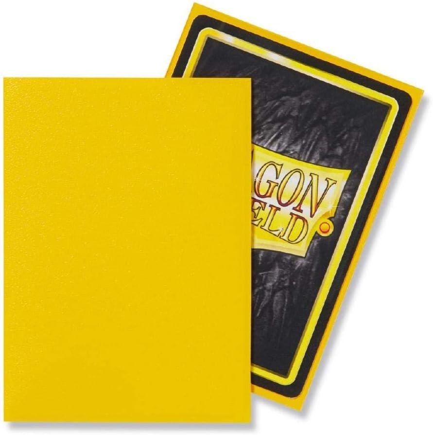 DRAGON SHIELD Bustine Standard Giallo Opaco 100pz