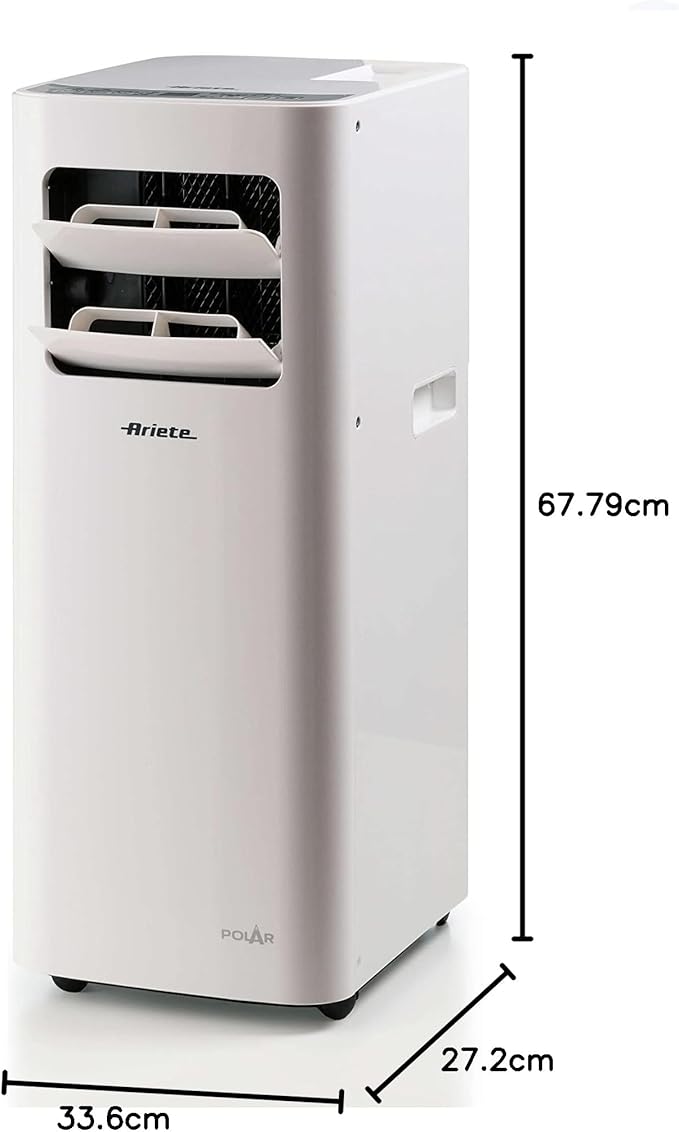 ARIETE POLAR 8 9020 CONDIZIONATORE PORTATILE 8500BTU 1000W VASCHETTA 32L CLASSE A