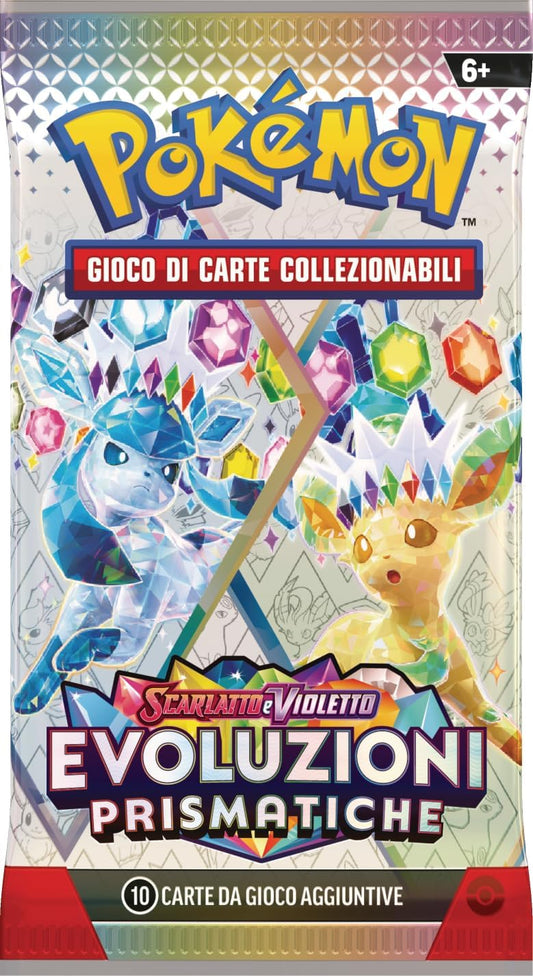 Blister Collezione con Adesivo Glaceon Evoluzioni Prismatiche ITA