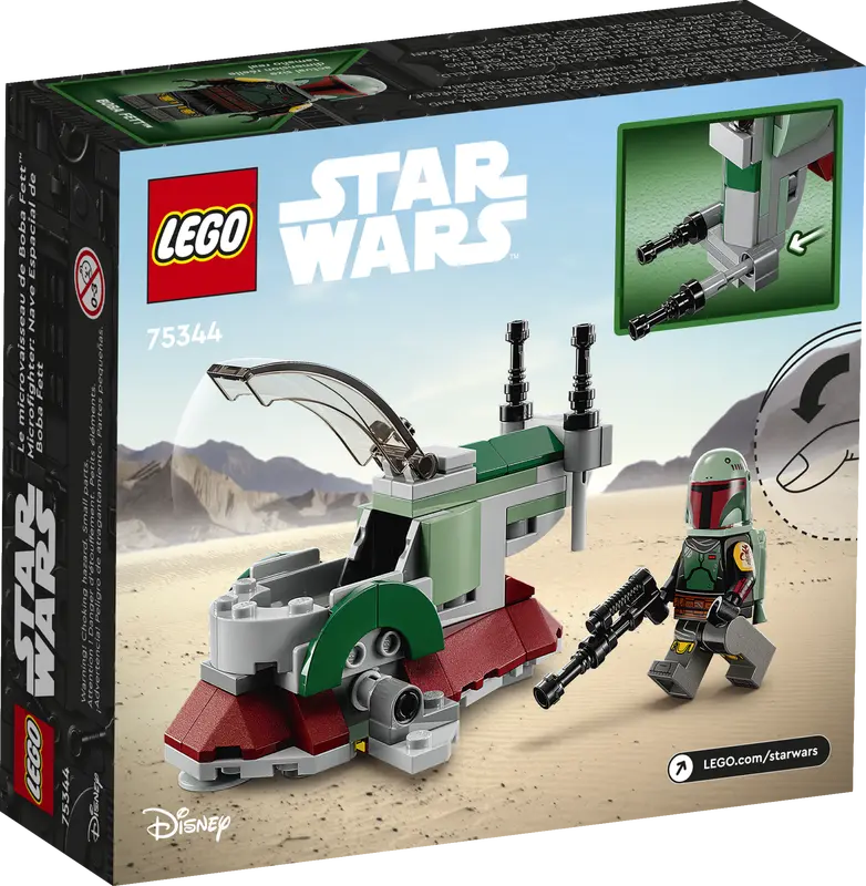 Star Wars Astronave di Boba Fett Microfighter 75344