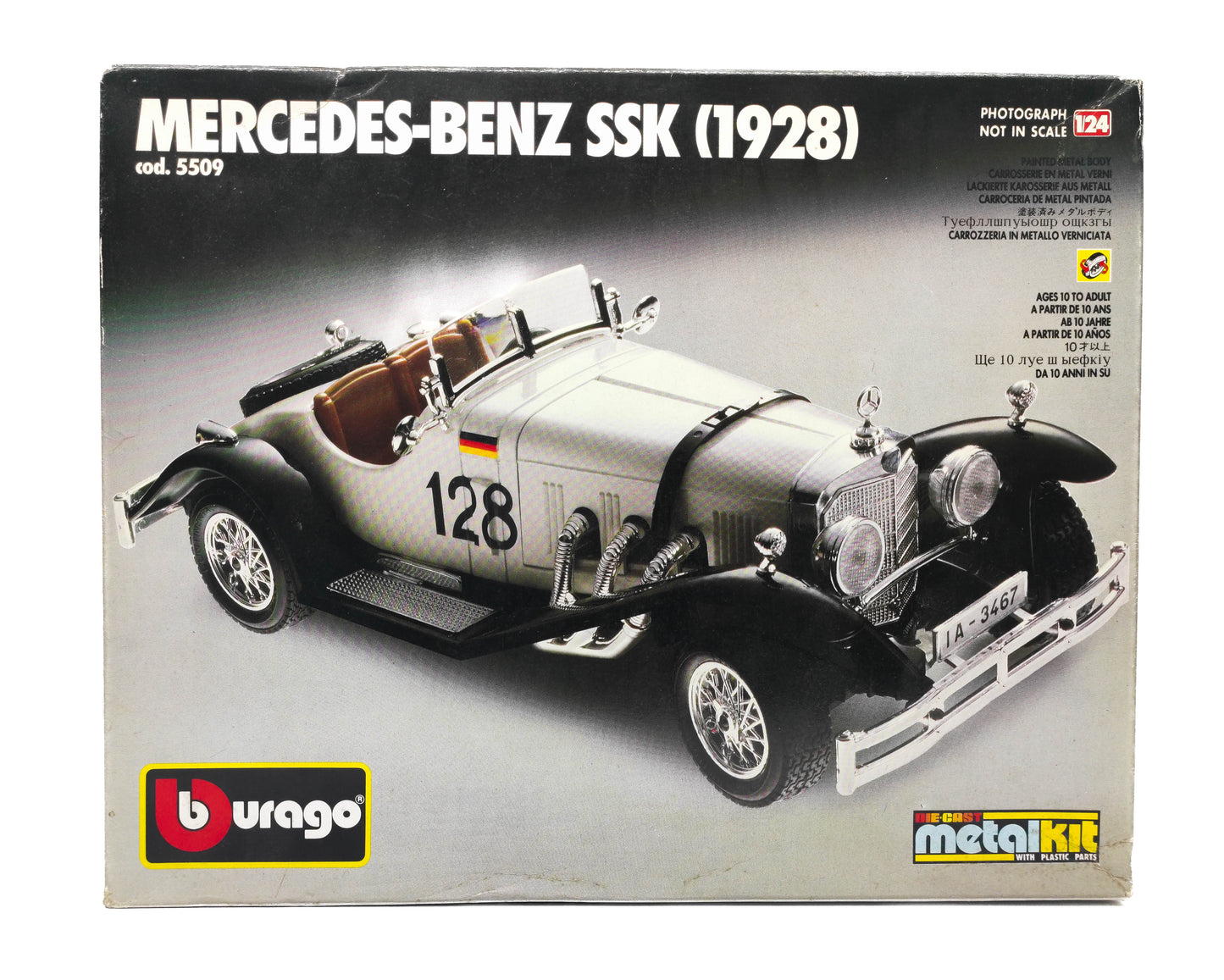 BBurago Mercedes Benz Ssk 1928 Metalkit 1:24 Cod. 5509