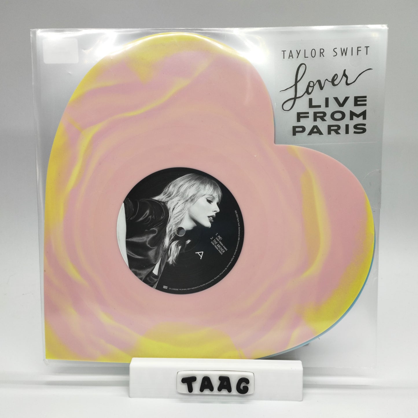 Taylor Swift Lover Live From Paris 2025 Edition Heart Shaped Vinyls