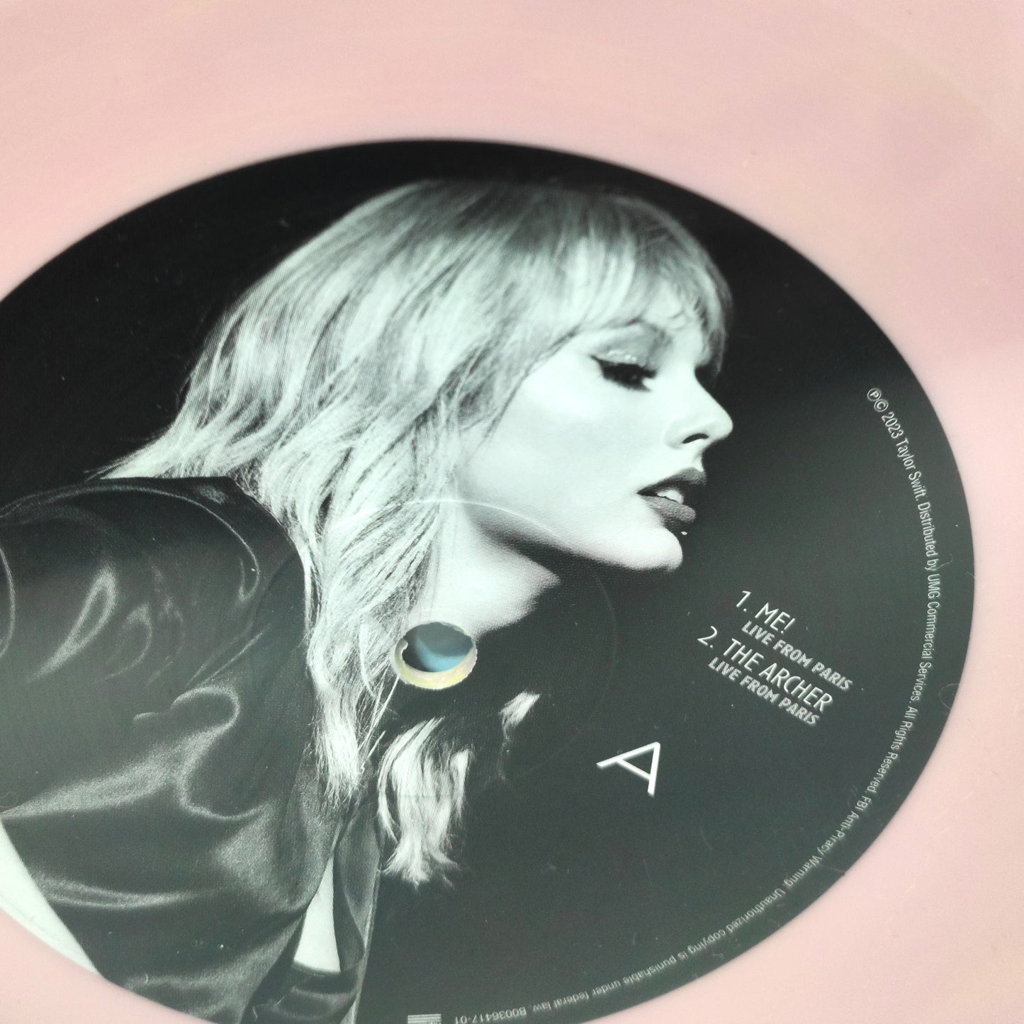 Taylor Swift Lover Live From Paris 2025 Edition Heart Shaped Vinyls