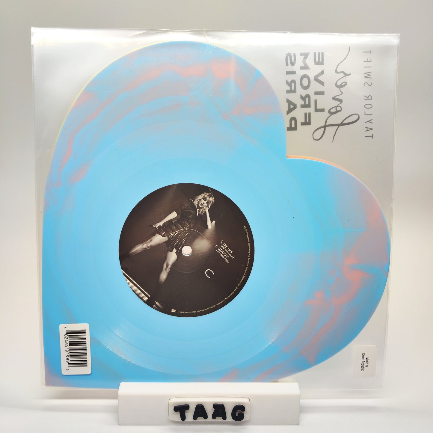 Taylor Swift Lover Live From Paris 2025 Edition Heart Shaped Vinyls