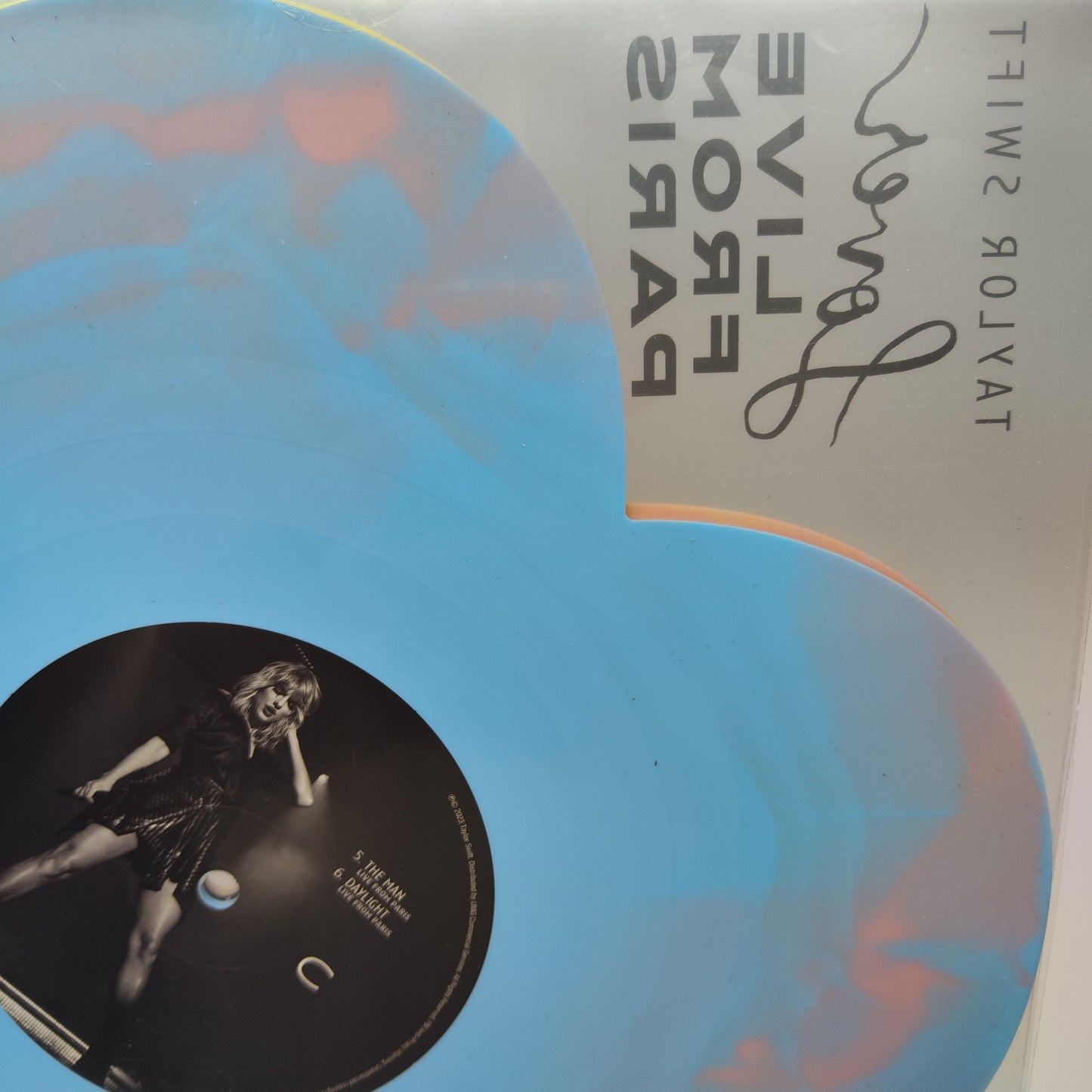 Taylor Swift Lover Live From Paris 2025 Edition Heart Shaped Vinyls