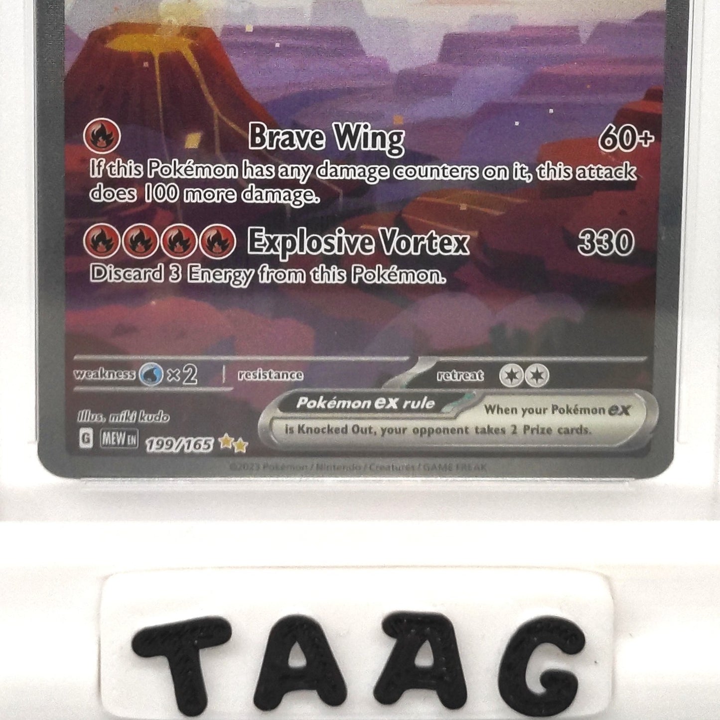 Pokemon Charizard Ex 199/165 Psa 9 Eng