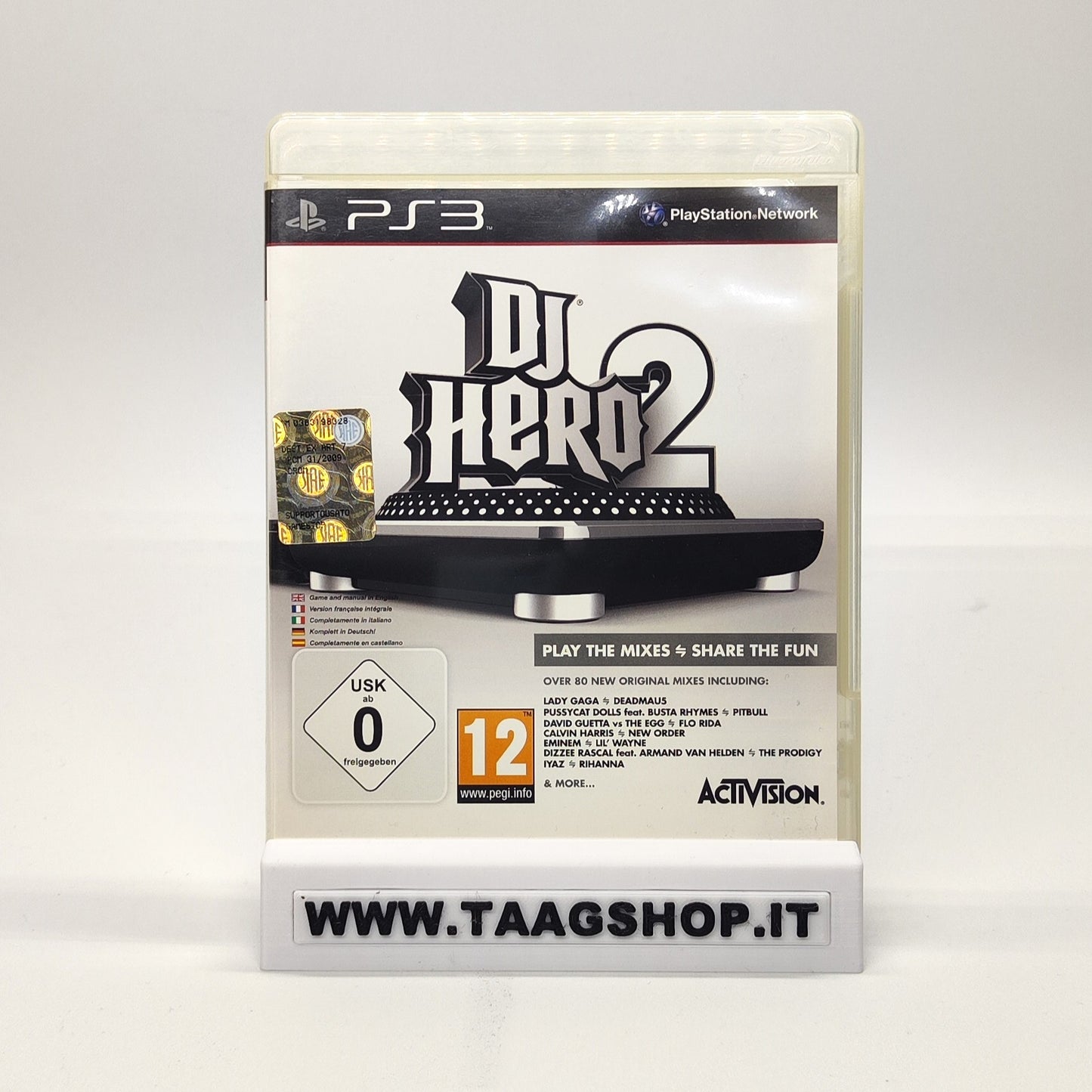 Dj Hero 2 Mixer Giradischi Playstation 3 Sony