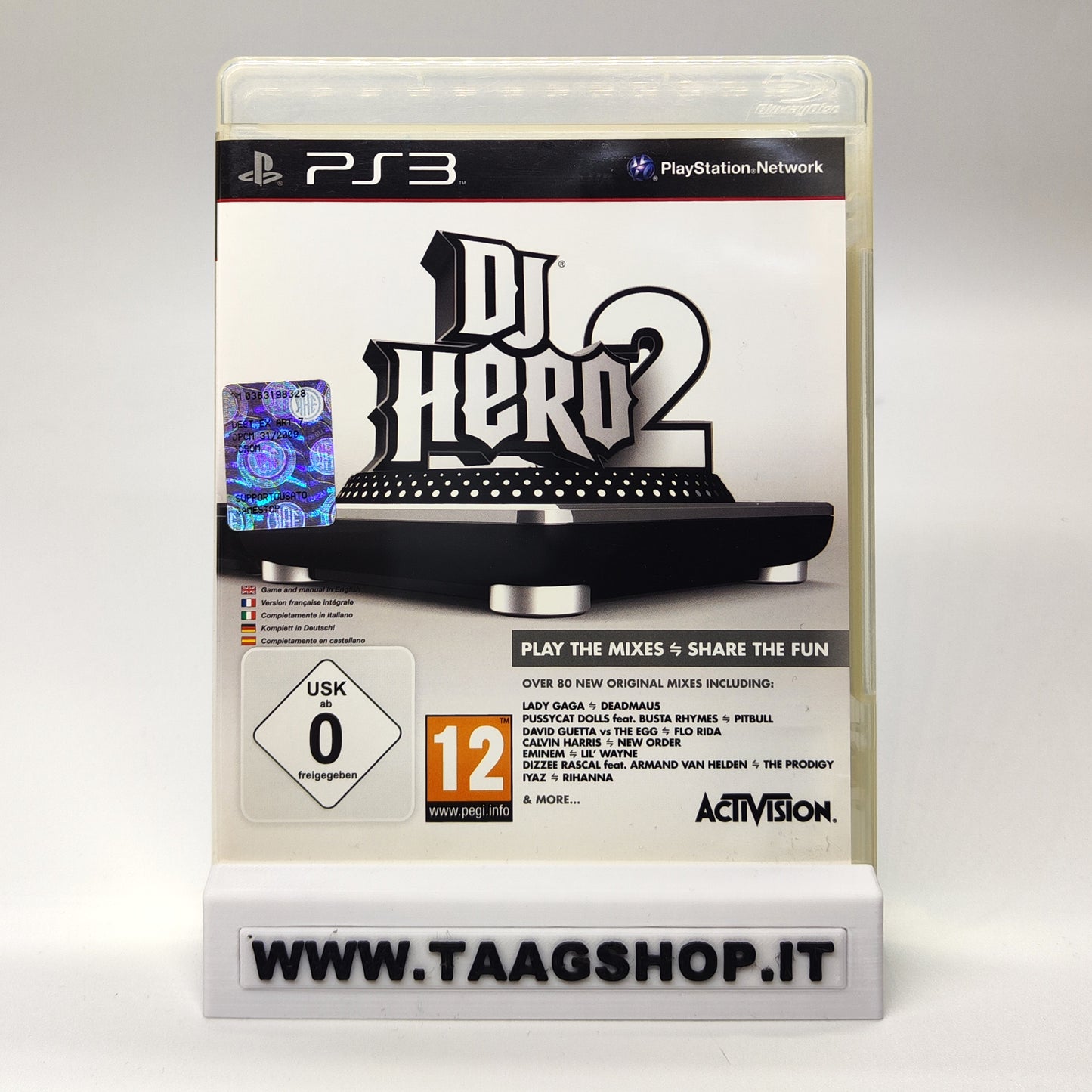 Dj Hero 2 Mixer Giradischi Playstation 3 Sony
