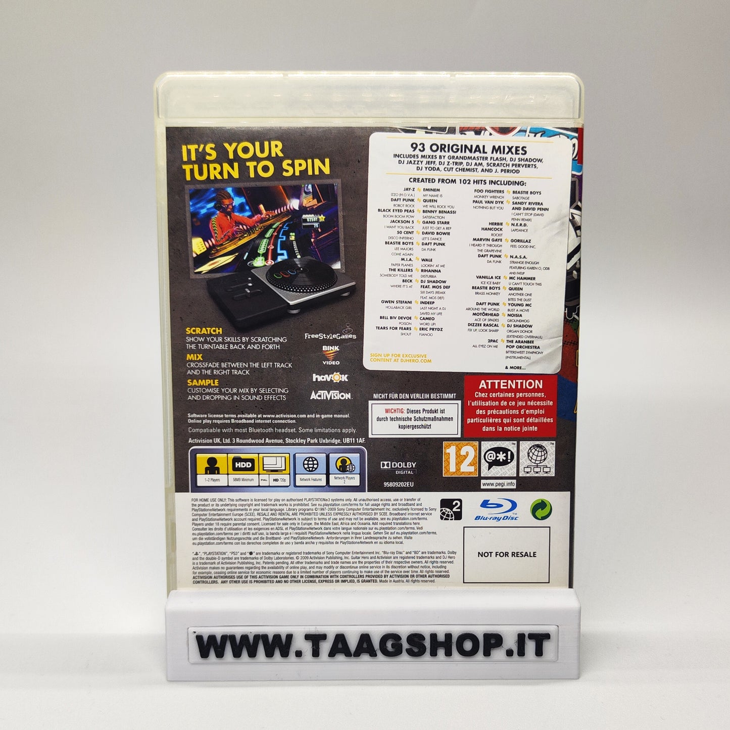 Dj Hero Playstation 3 Sony Pal