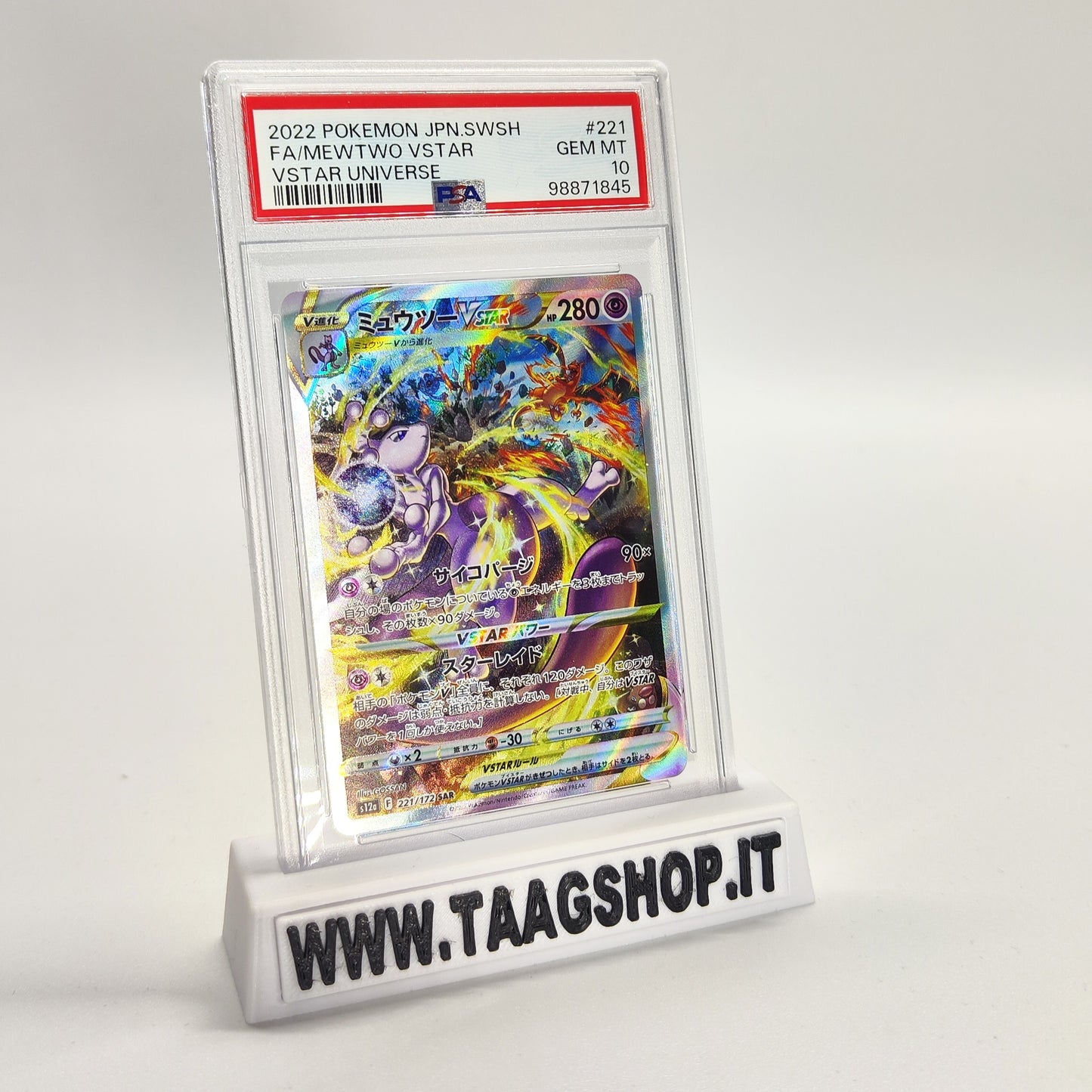 Mewtwo 221/172 PSA 10 Jap S12A Vstar Universe Sar Gem Mint