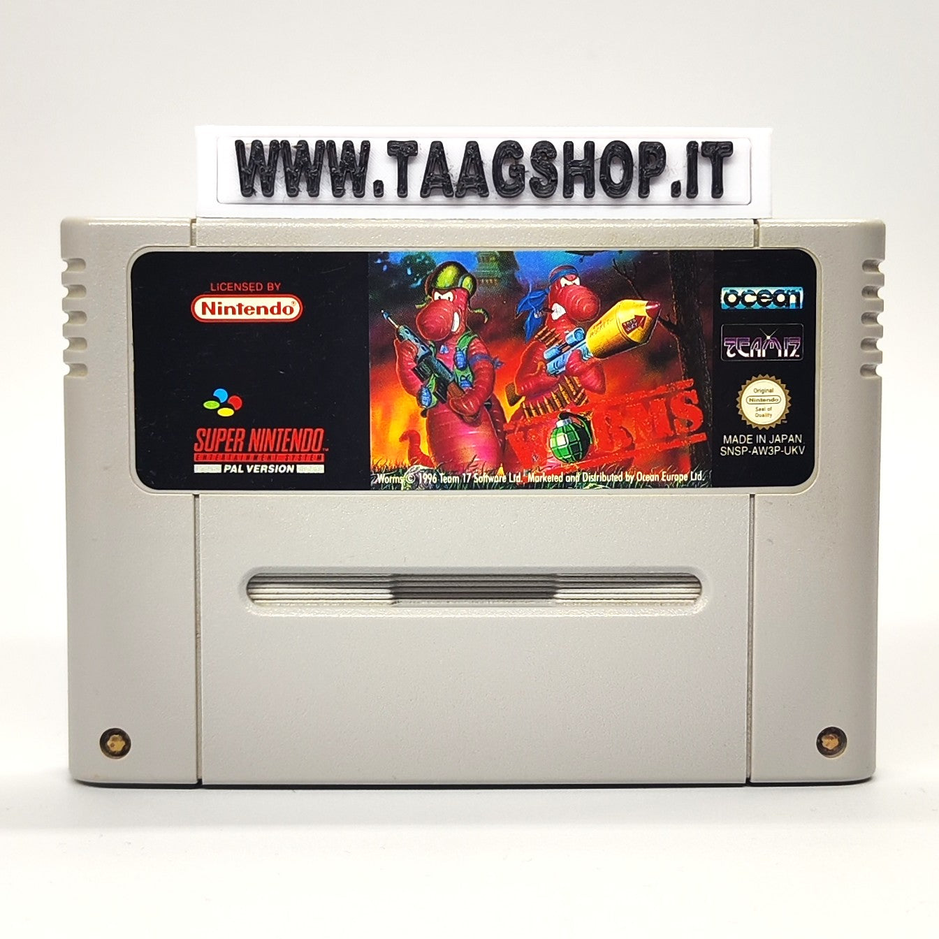 Worms Super Nintendo Snes