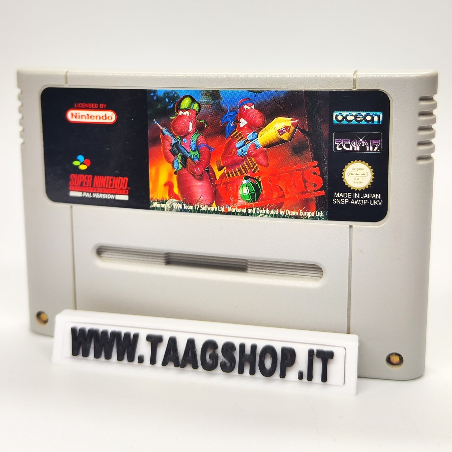Worms Super Nintendo Snes