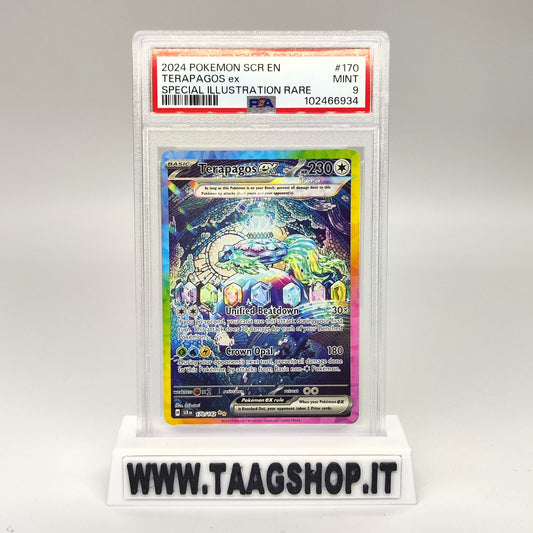 Terapagos Ex 170/142 Psa 9 Eng Special Illustration Rare Full Art Mint