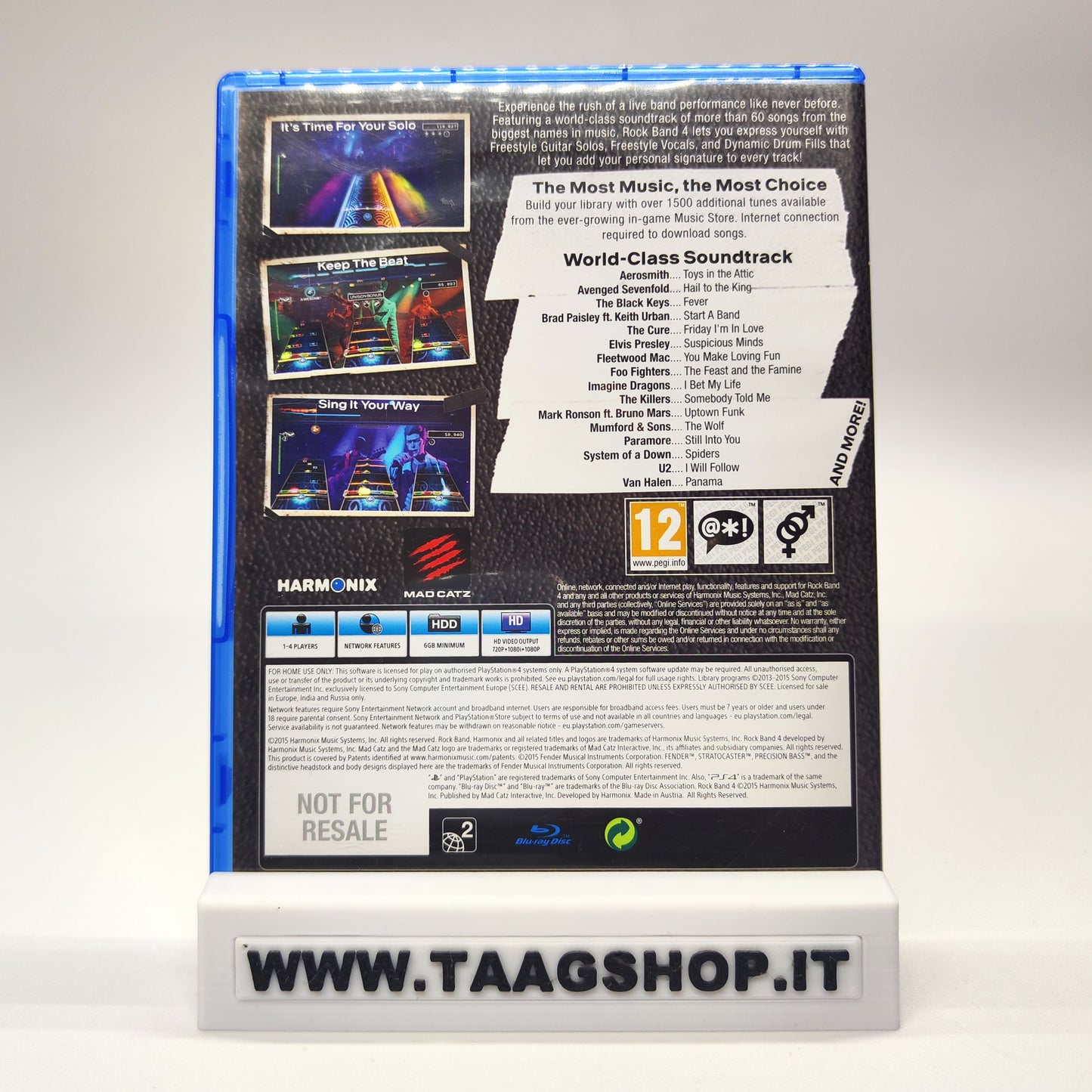 Rockband 4 Chitarra Fender Stratocaster Completa Ps 4