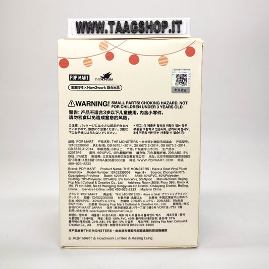 Labubu Monster Pop Mart Have A Seat