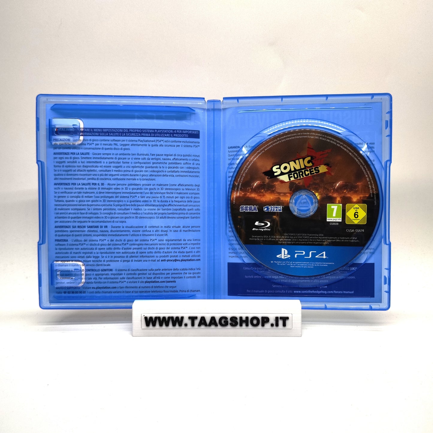 Sonic Forces Playstation 4 ITA