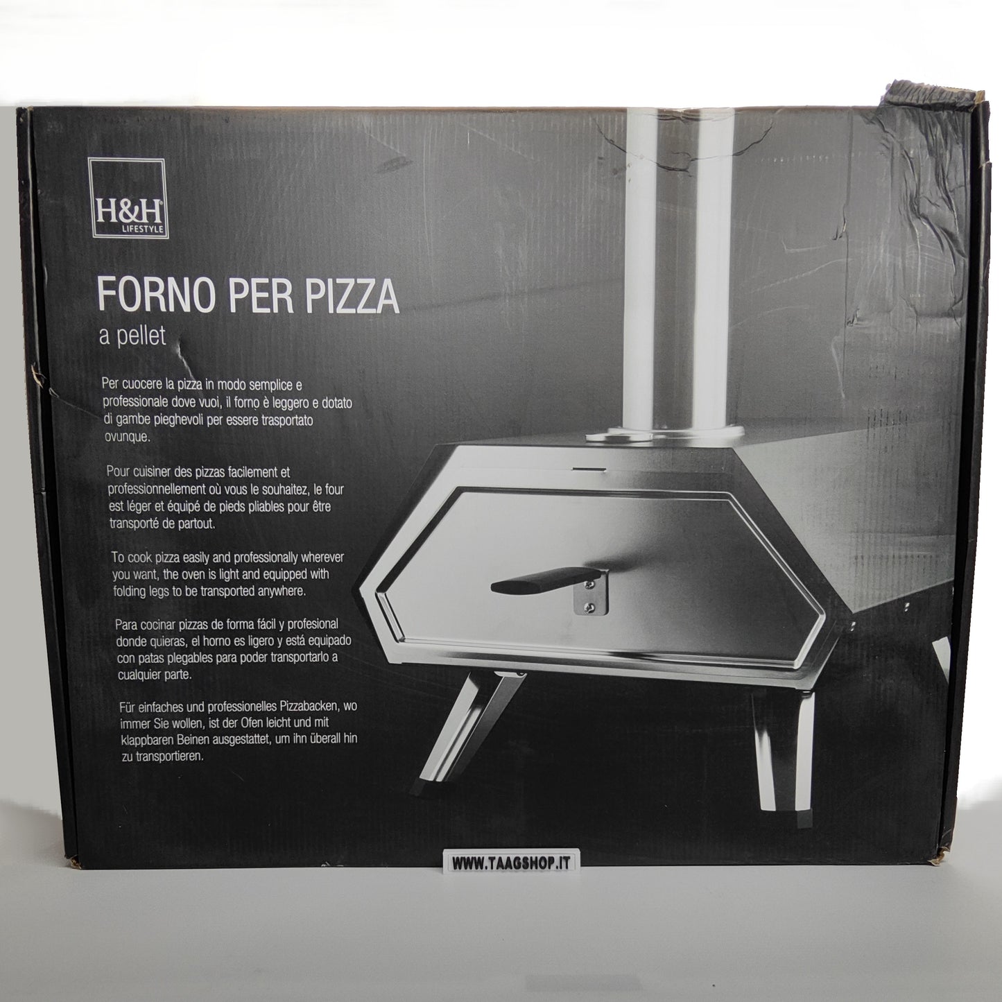 Forno Per Pizza a Pellet H&h A Cottura Rapida