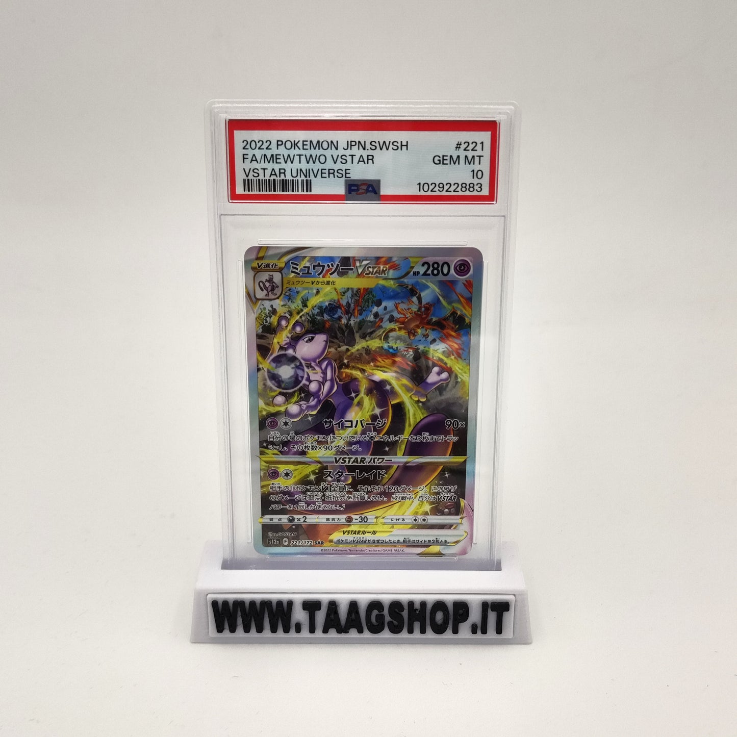 Mewtwo 221/172 PSA 10 Jap S12A Vstar Universe Sar Gem Mint