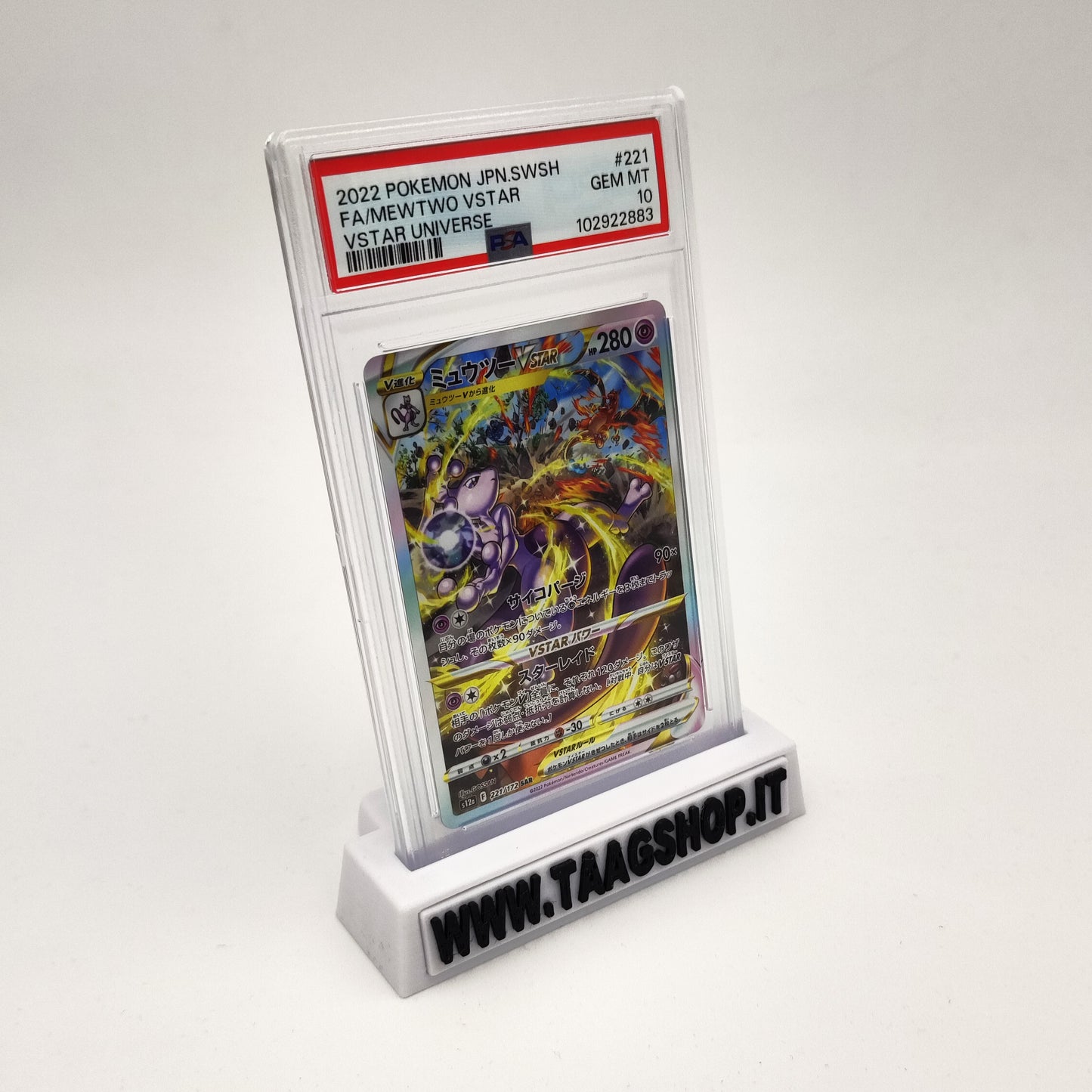Mewtwo 221/172 PSA 10 Jap S12A Vstar Universe Sar Gem Mint
