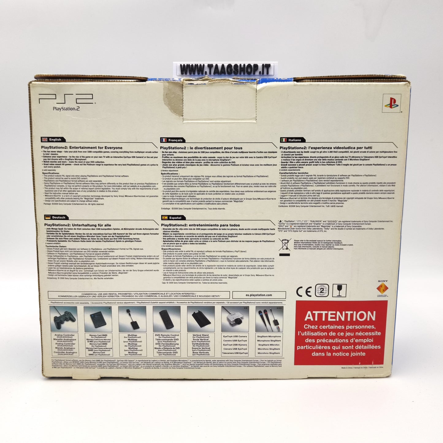 Console Playstation 2 Slim Final White Box