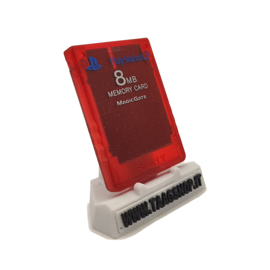 Memory Card PS2 Rossa per PlayStation 2 – foto 2