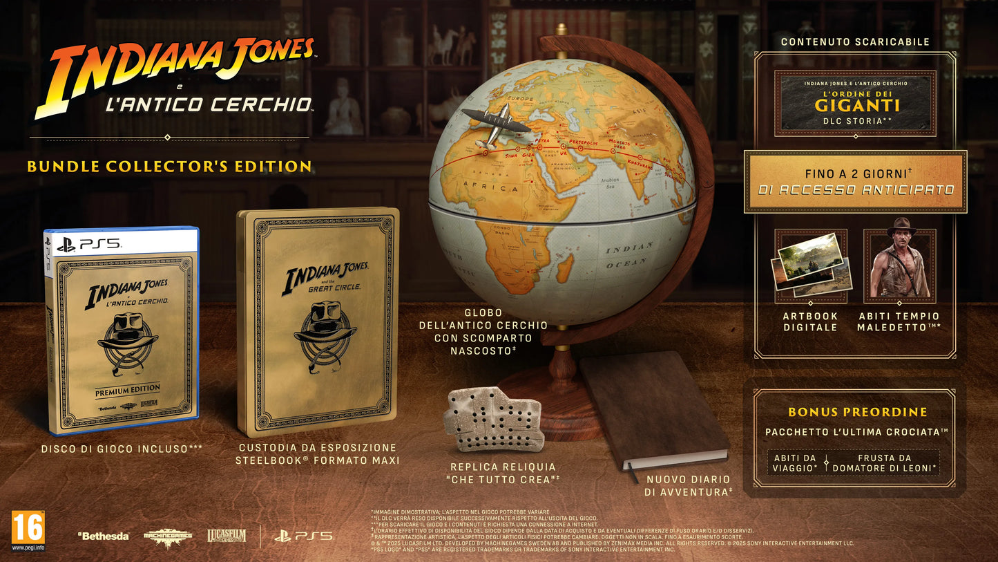 Indiana Jones And The Grat Circle Bundle Collector's Edition PS%