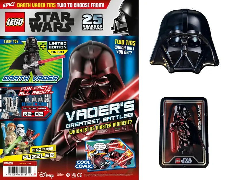 Rivista Magazine Star Wars 25th Anniversary Tin Box Darth Vader French