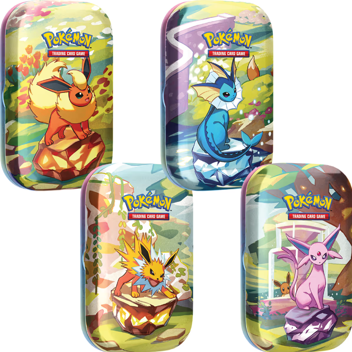 Full Art Set Mini Tin Evoluzioni Prismatiche 8x
