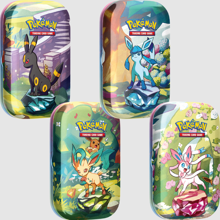 Full Art Set Mini Tin Evoluzioni Prismatiche 8x