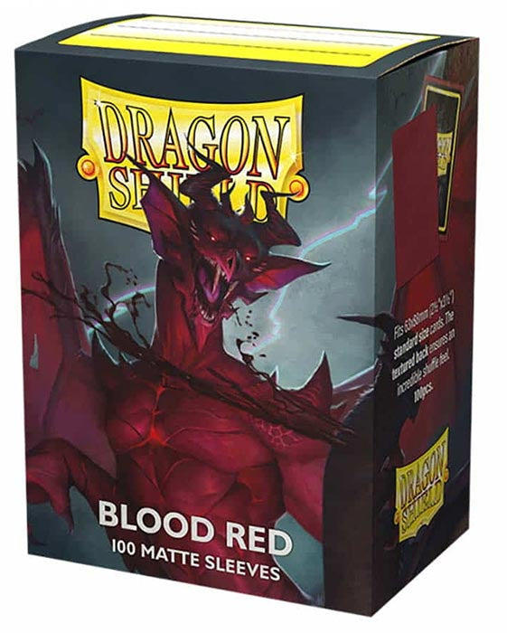 DRAGON SHIELD Bustine Standard Matte Blood Red 100pz