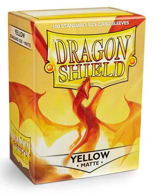 DRAGON SHIELD Bustine Standard Giallo Opaco 100pz