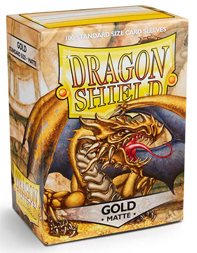 DRAGON SHIELD Bustine Standard Oro Opaco 100pz