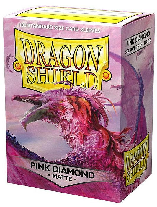 DRAGON SHIELD Bustine Standard Matte Rosa Diamante 100pz