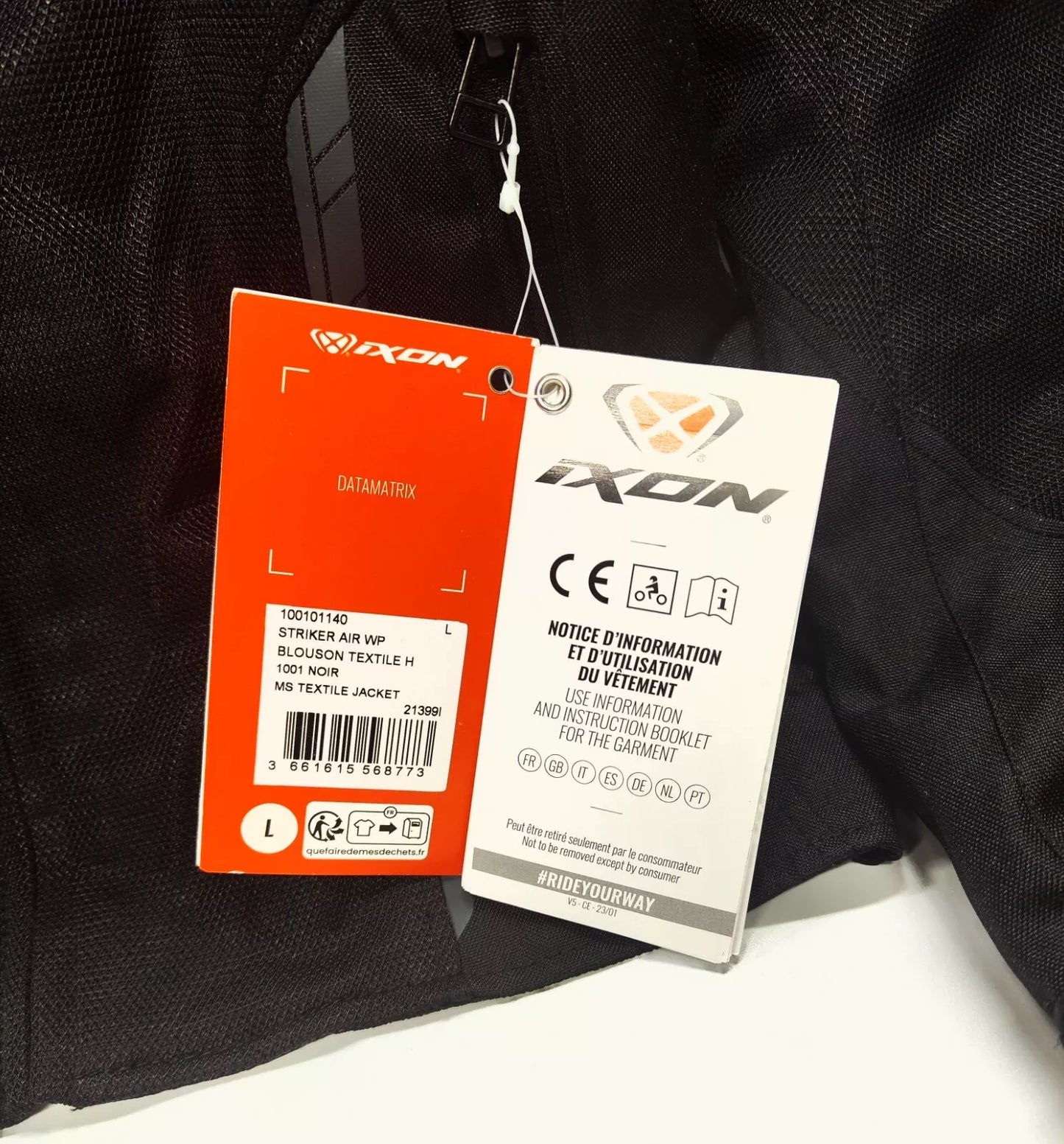Giacca Moto Ixon Striker Taglia L