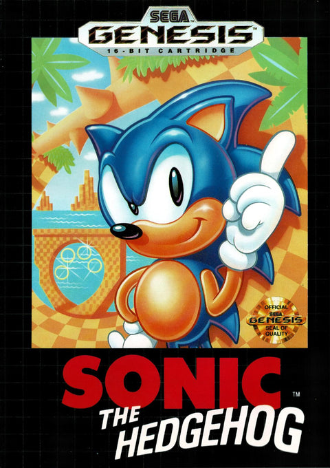 Copertina di Sonic the Hedgehog per Sega Genesis