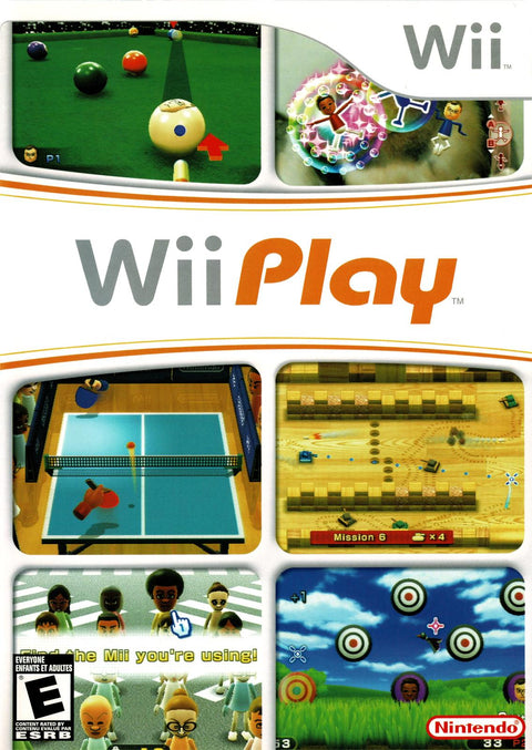 Copertina di Wii Play per Nintendo Wii