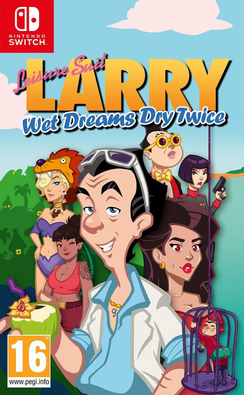 Leisure Suit Larry: Wet Dreams Dry Twice, copertina Switch