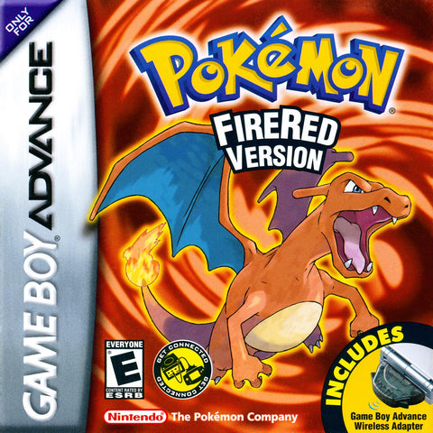 Copertina di Pokémon FireRed per Game Boy Advance