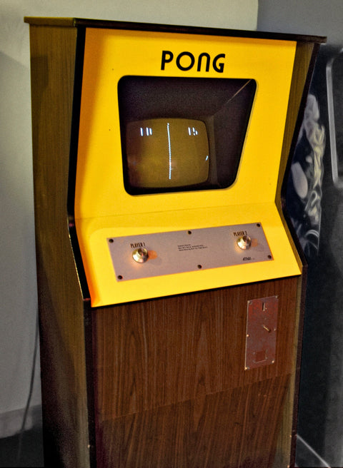 Cabinet arcade di Pong Atari