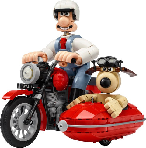 LEGO Ideas 21371 Wallace & Gromit con moto e sidecar