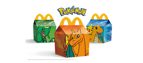 Le confezioni dell'Happy Meal Pokémon di McDonald's del 2025