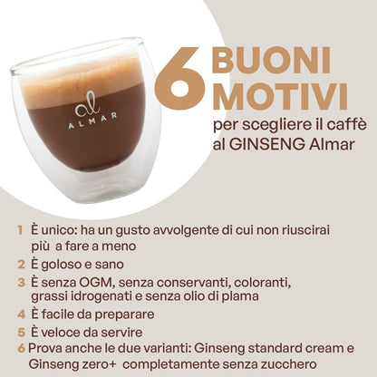 Almar Caffè Ginseng Solubile 2 Buste 500gr