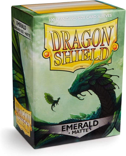 DRAGON SHIELD Bustine Standard Matte Emerald 100pz