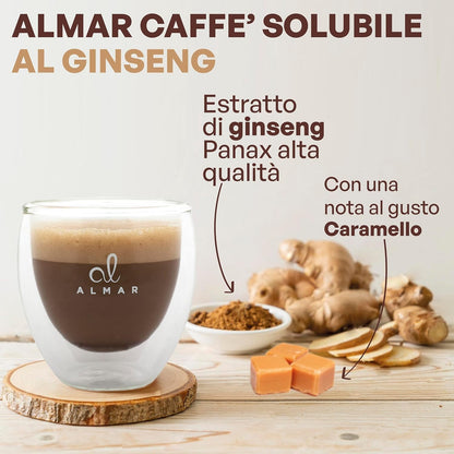 Almar Caffè Ginseng Solubile 2 Buste 500gr