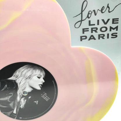 Taylor Swift Lover Live From Paris 2025 Edition Heart Shaped Vinyls
