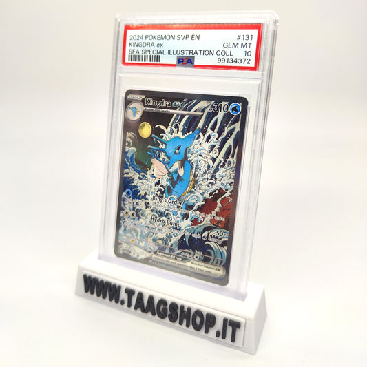KINGDRA EX SIR 131 SHROUDED FABLE BLACK STAR PROMO PSA 10 GEM MINT