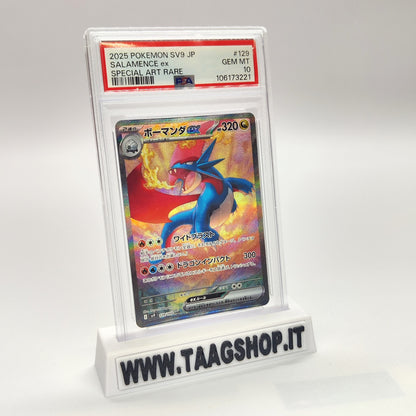 Salamence EX 129/100 SV9 Jap Special Art Rare PSA 10