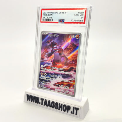 Groudon 069/062 PSA 10 Jap Sv3A Raging Surf Gem MInt Art